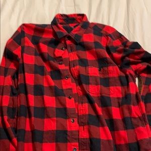 Red Button Up